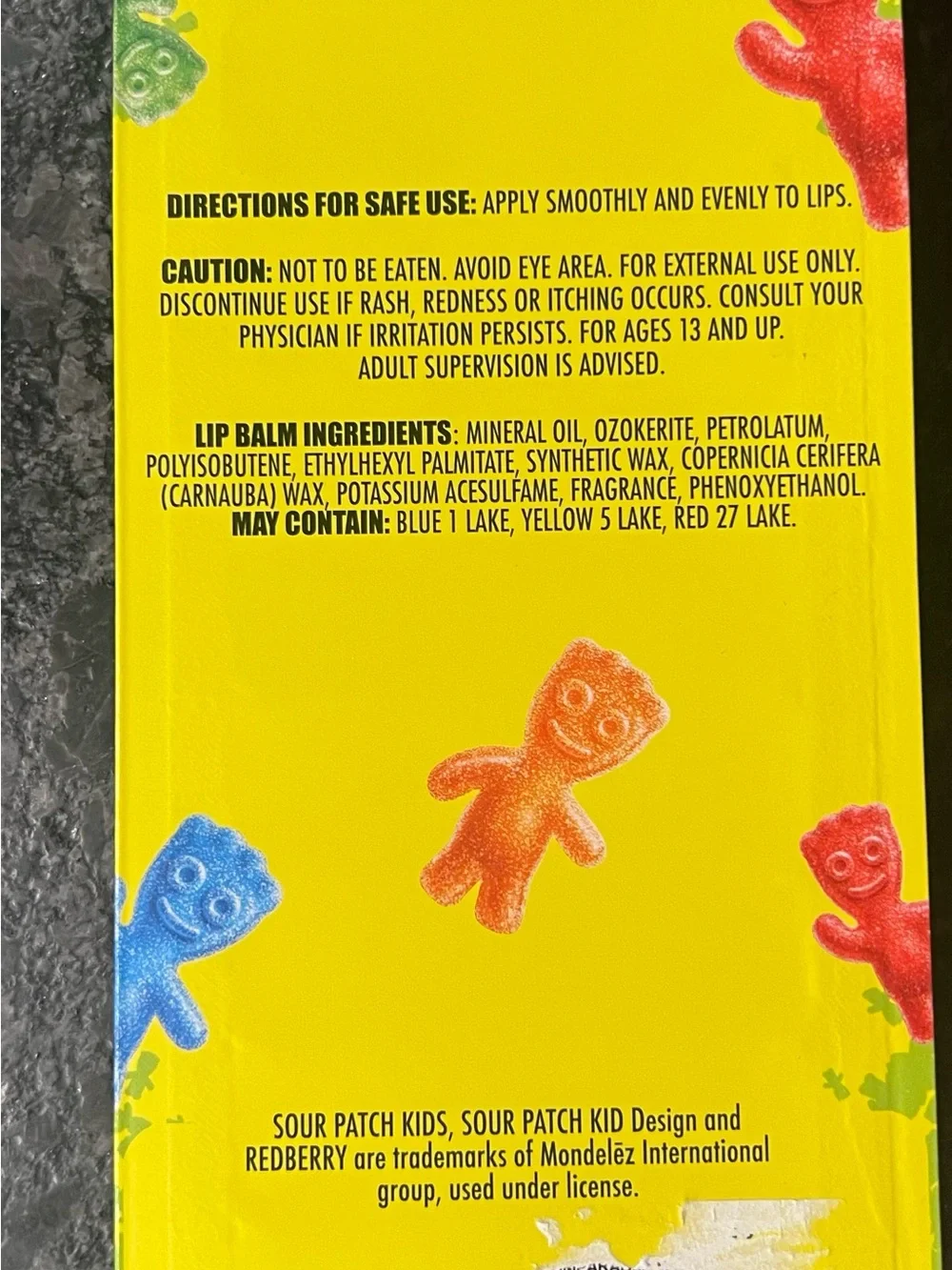Sour Patch Kids 8 multi-pack Flavored Lip Balm  party favor set NEW